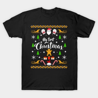 My First Christmas Sweater T-Shirt